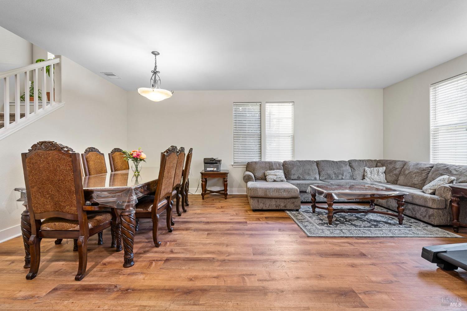 1461-1463 Trombetta Street Santa Rosa, CA 95407 - Photo 10 of 53 a living room with furniture dining table and a fireplace