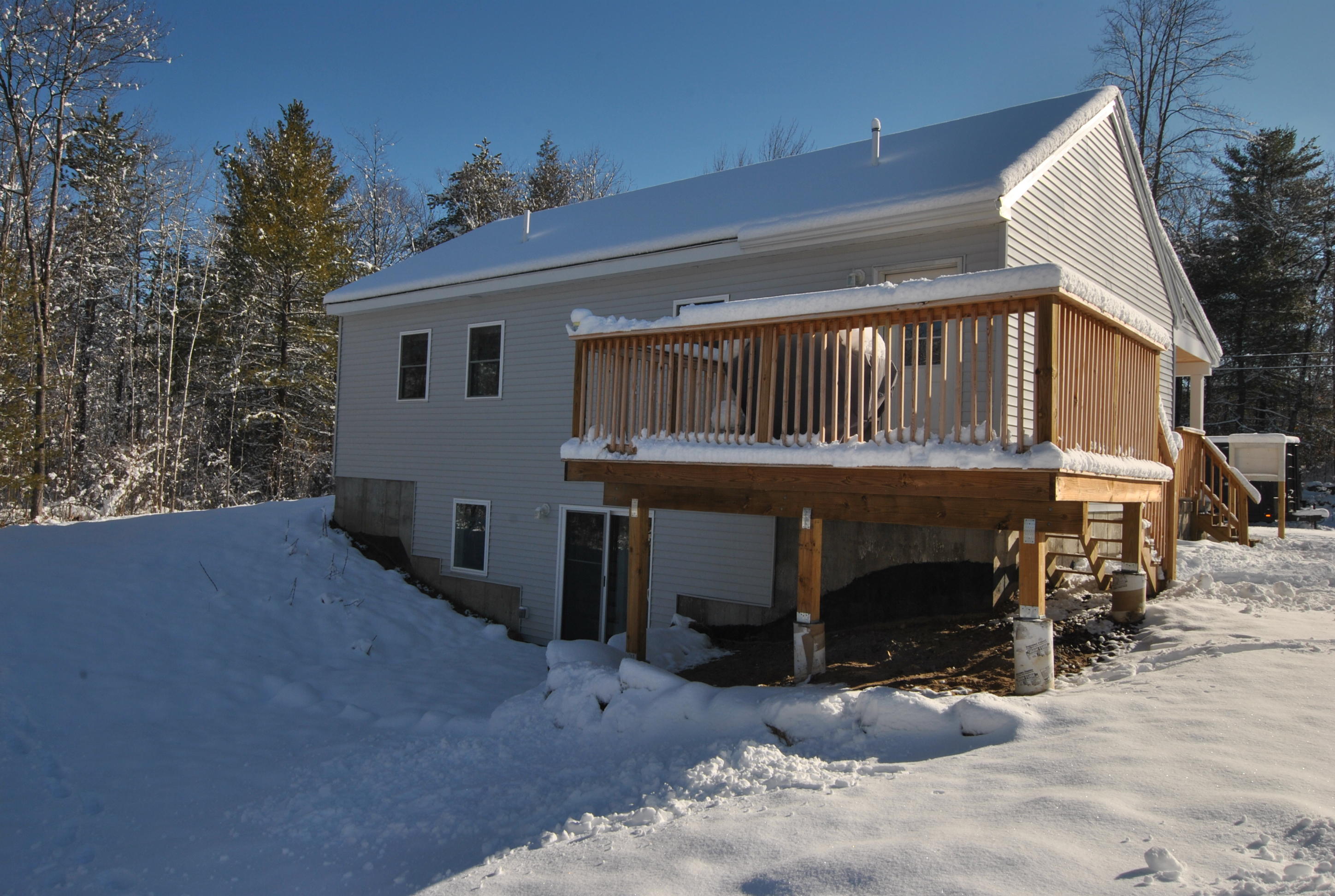 831 Maplewood Road West Newfield, ME 04095 - Photo 4 of 25 back deck