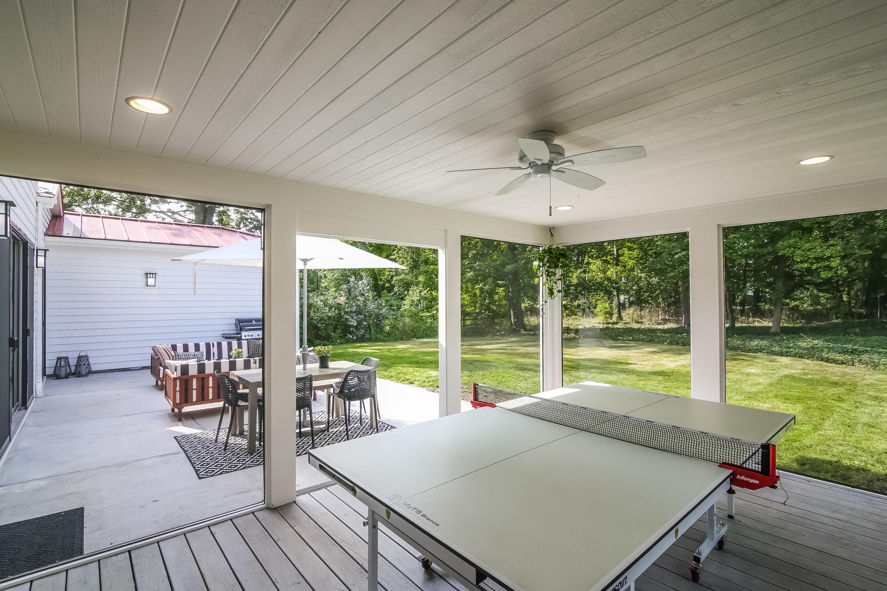 15 Marshall Ridge Road New Canaan, CT 06840 - Photo 25 of 30 a view of a dining room with furniture window and outside view