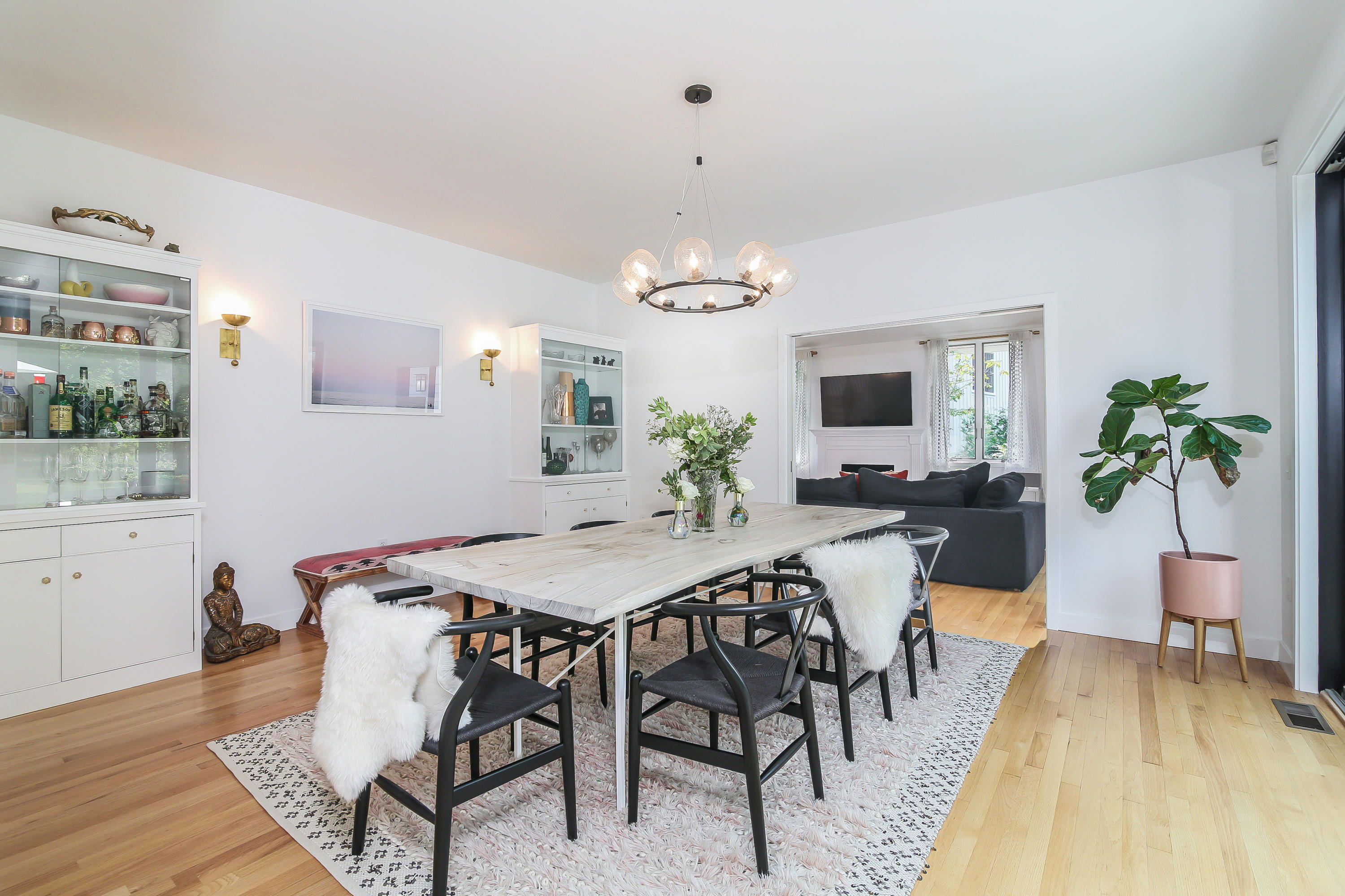 15 Marshall Ridge Road New Canaan, CT 06840 - Photo 7 of 30 a view of a dining room with furniture and wooden floor
