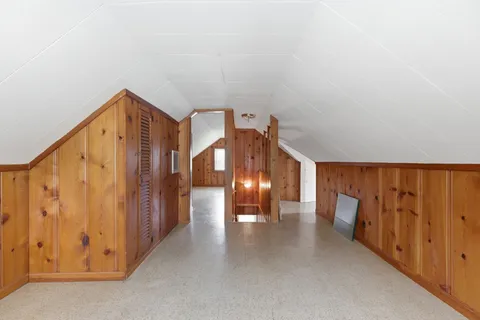 a view of a hallway with entryway