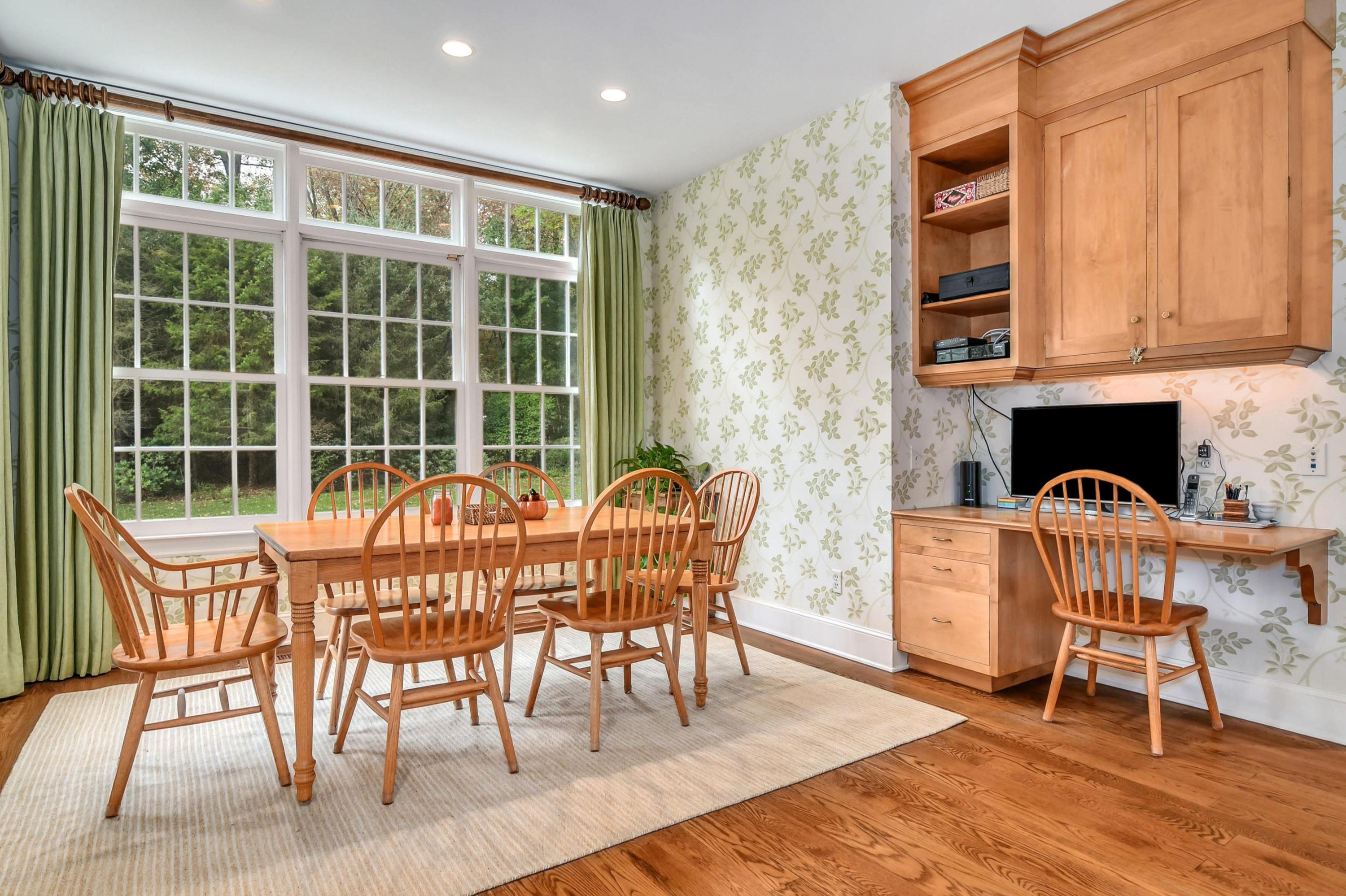 104 Christie Hill Road Darien, CT 06820 - Photo 12 of 38 a view of a dining room with furniture window and outside view