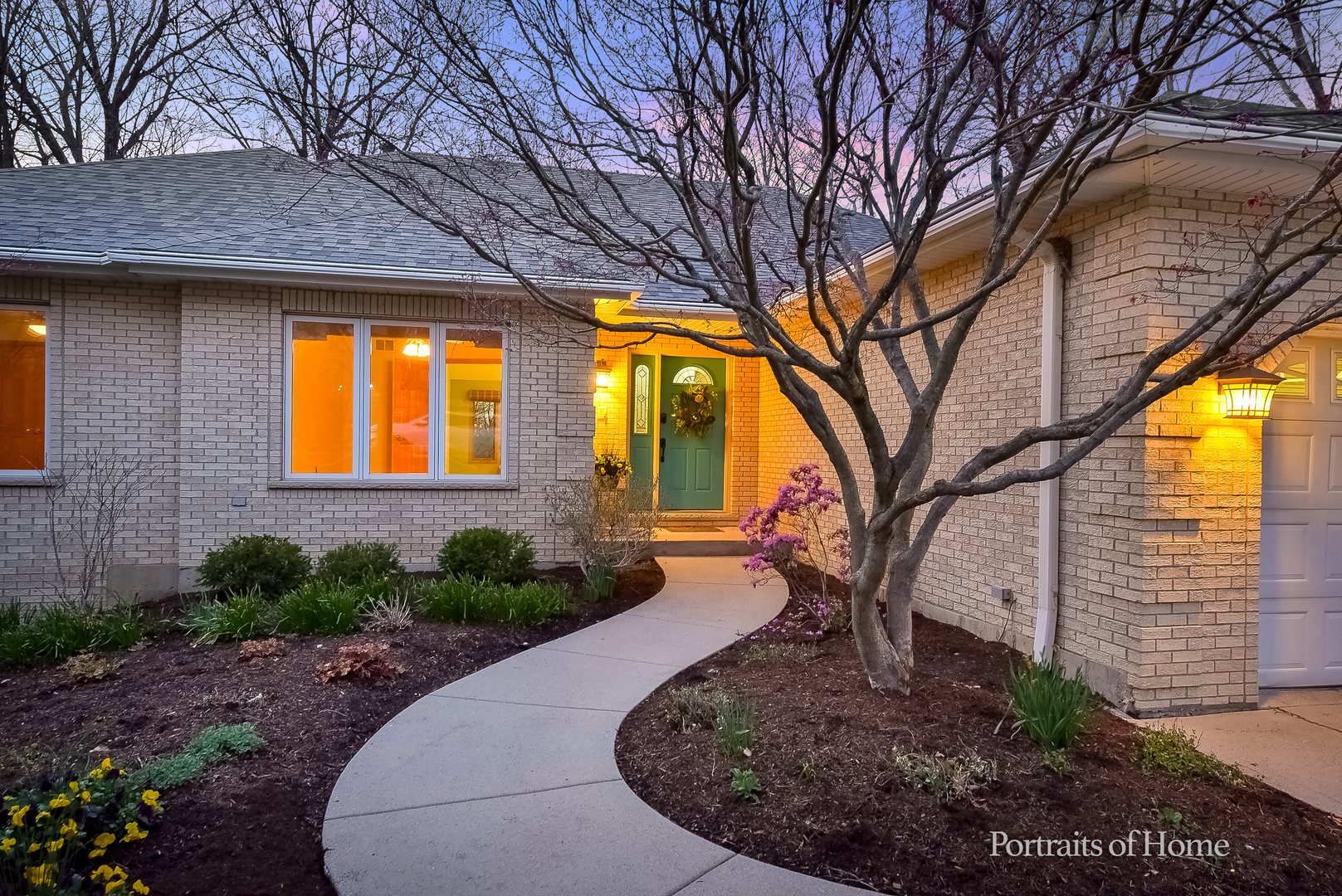11 Merrimack Court Bolingbrook, IL 60440 - Photo 3 of 46 a view of a garden with plants and large trees