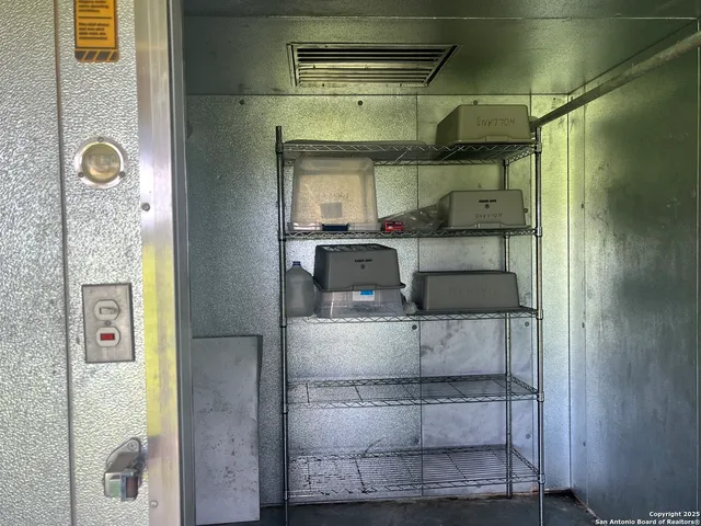 a view of a big yard with green space