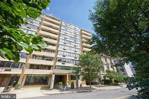 a front view of a building