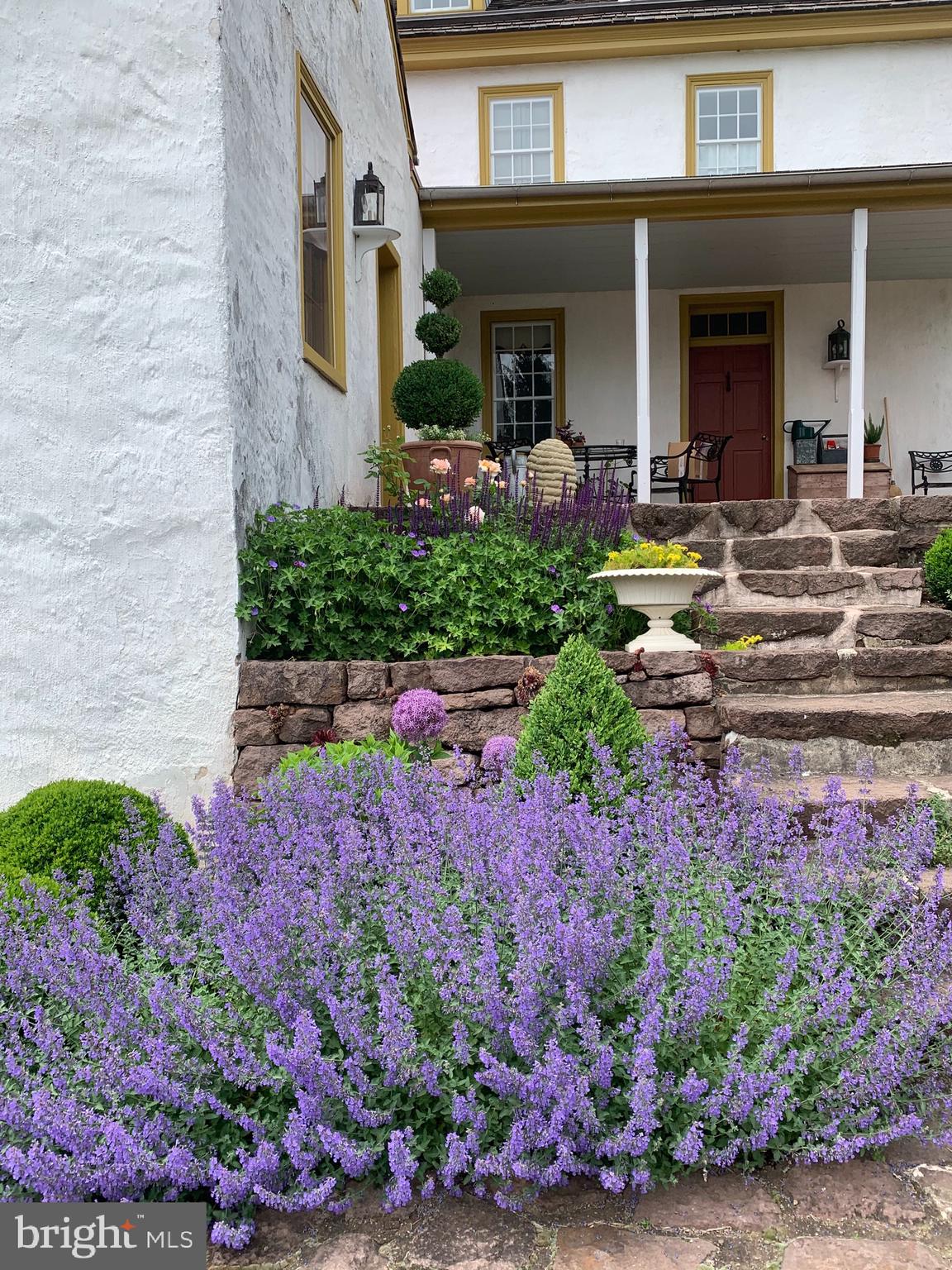 194 Kulp Road Pottstown, PA 19465 - Photo 7 of 45 View of Brick and Point Stone Patio/Lavender
