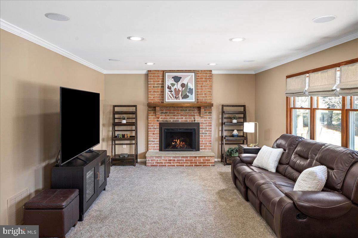 403 Player Lane Warrington, PA 18976 - Photo 13 of 42 gas fireplace, great room off kitchen