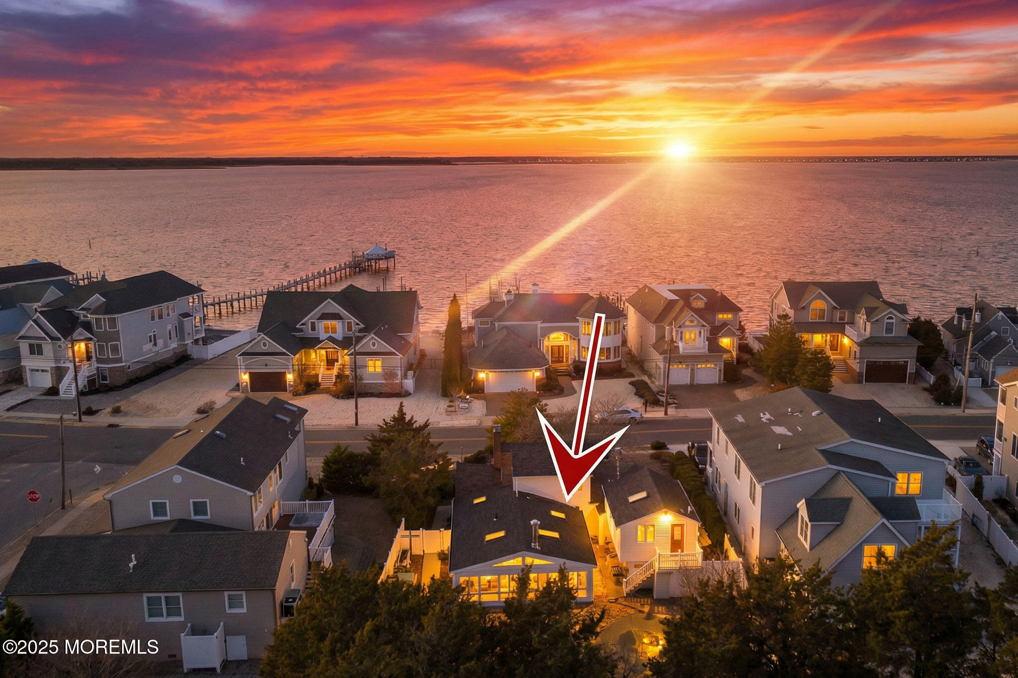72 Pershing Boulevard Lavallette, NJ 08735 - Photo 40 of 48 an aerial view of multiple house