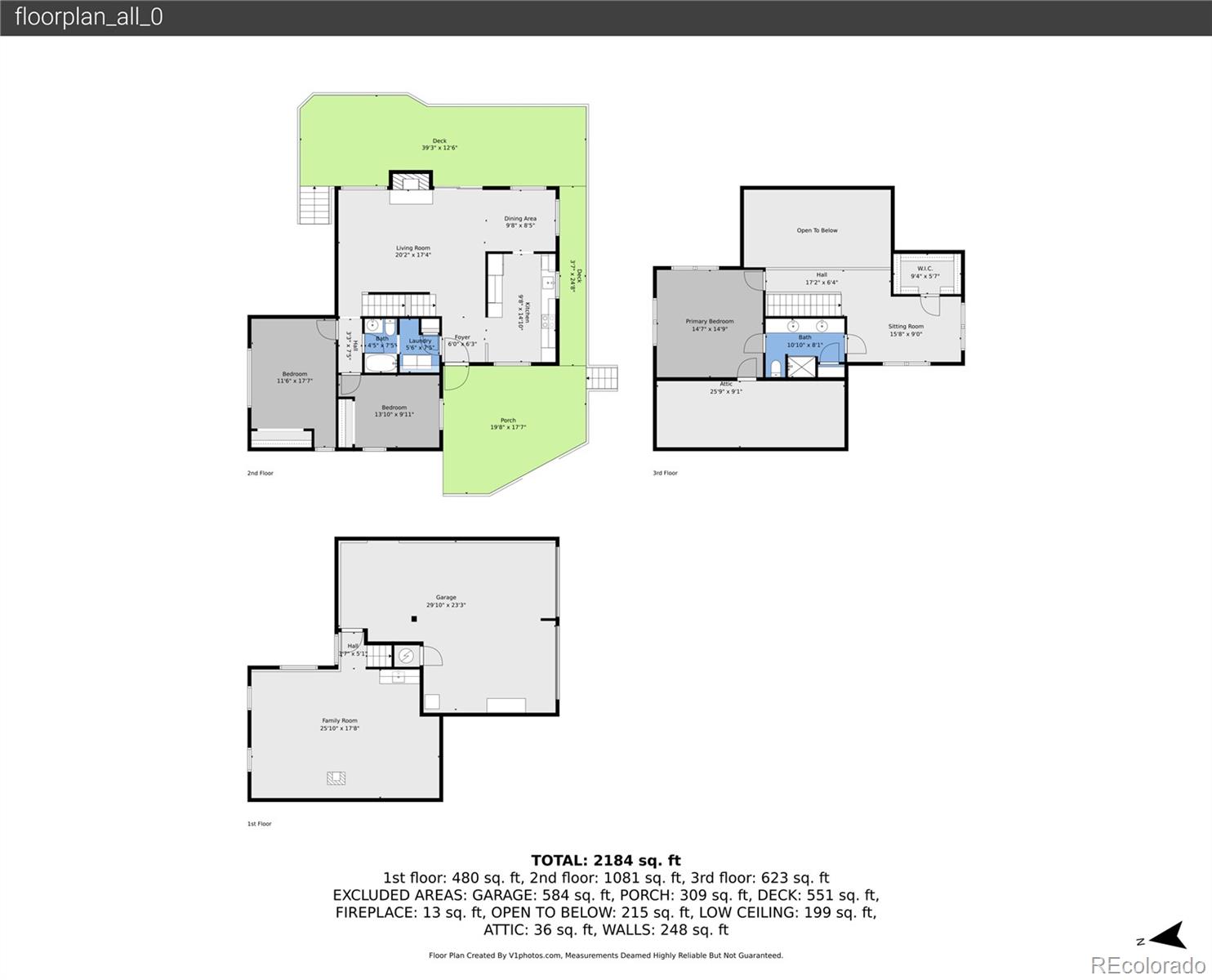 6136 High Drive Morrison, CO 80465 - Photo 40 of 40 a picture of a floor plan