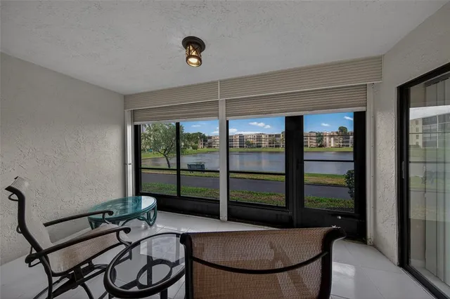 a room with furniture and a window