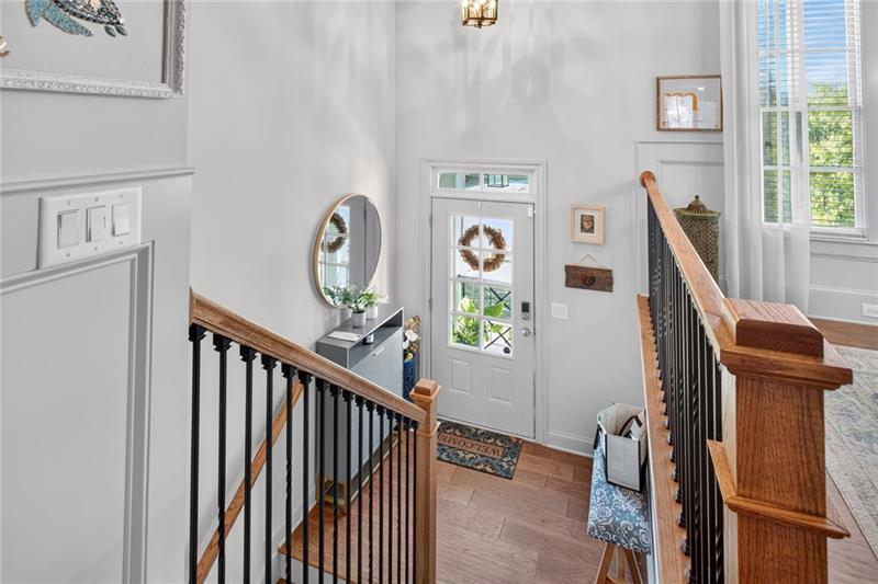 1956 Skyfall Circle Atlanta, GA 30319 - Photo 5 of 49 a view of entryway with a window and wooden floor