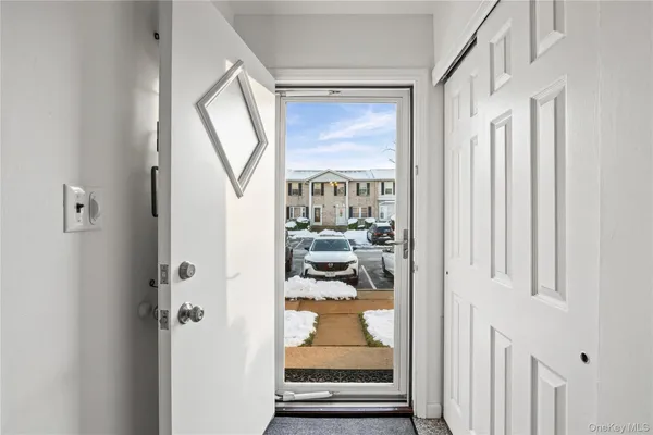 a view of a front door