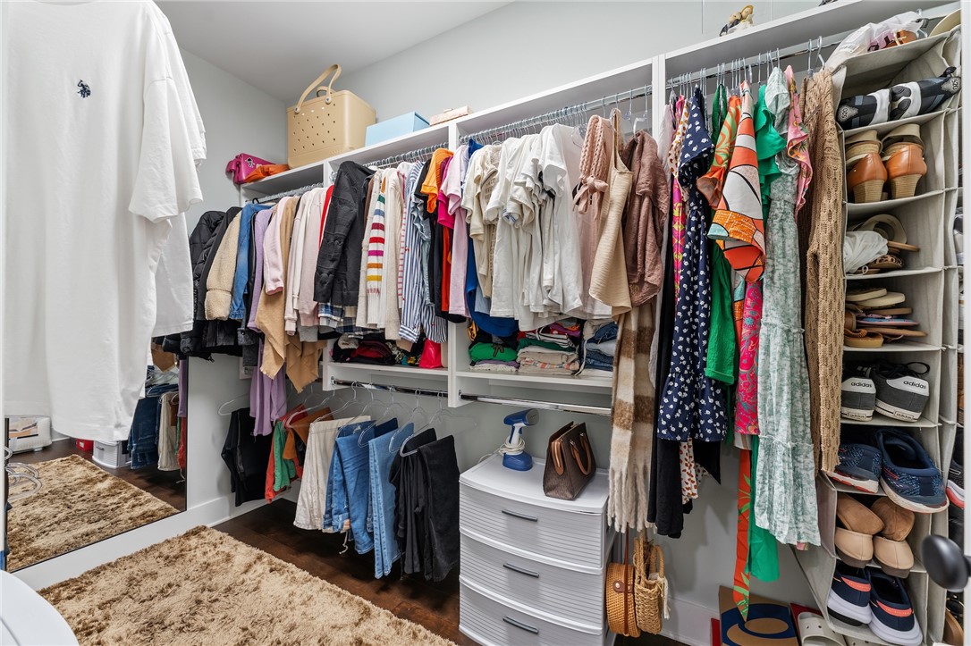 502 Canebrake Drive Anderson, SC 29621 - Photo 20 of 39 This spacious walk-in closet offers ample storage and organization for an extensive wardrobe.