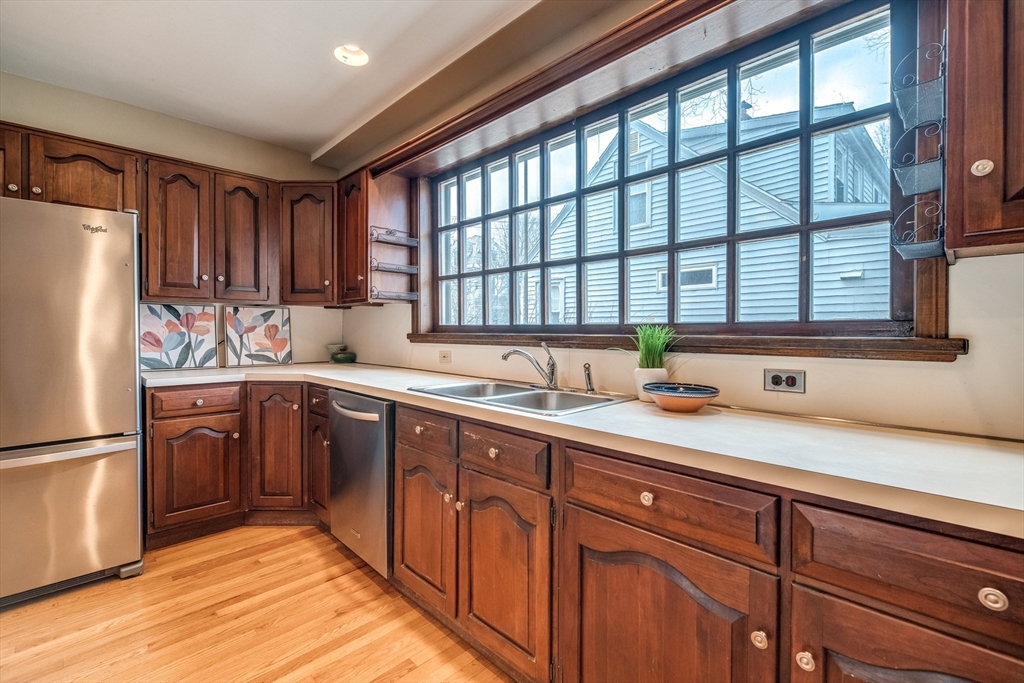 13 Finn Street Northampton, MA 01060 - Photo 15 of 40 a kitchen with stainless steel appliances granite countertop a refrigerator and a sink