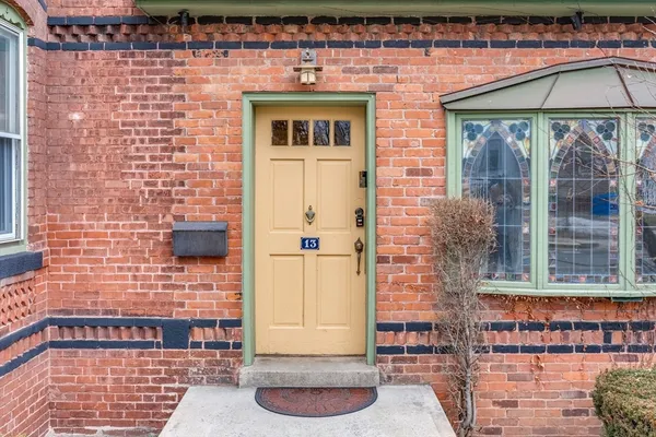 a front view of a house with a shower