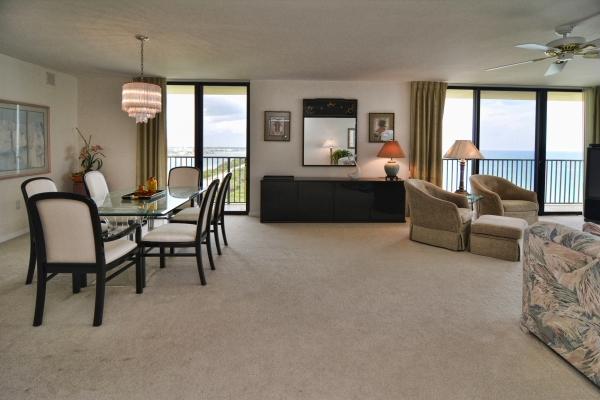 400 South Beach Road, Unit 1101 Jupiter, FL 33469 - Photo 11 of 24 Living Rm-Dining Rm