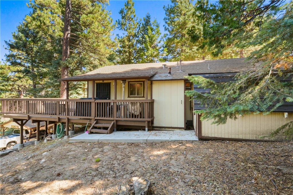 1942 Wilderness Road Running Springs, CA 92382 - Photo 5 of 20 a view of a patio with a yard