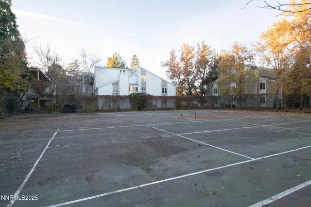 a view of a city with tall buildings