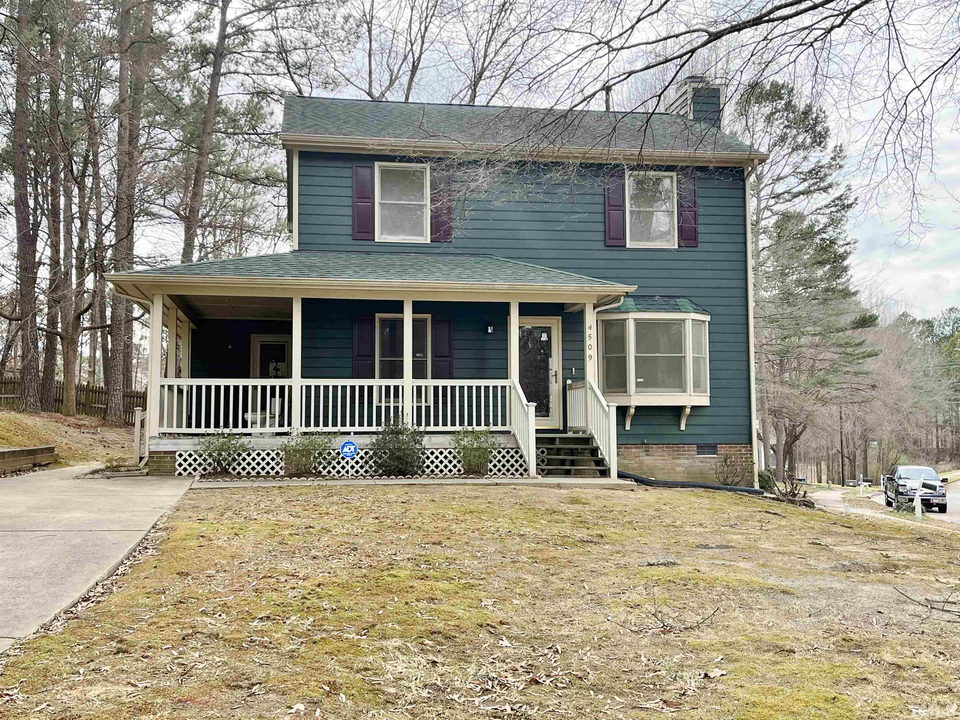 4509 Lafferty Court Raleigh, NC 27616 - Photo 1 of 17 a front view of a house with a yard