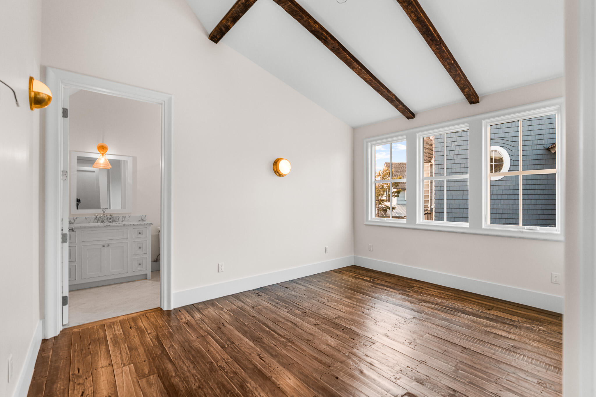 80 Shore Bridge Cir Inlet Beach Inlet Beach, FL 32461 - Photo 34 of 46 wooden floor in an empty room with a window