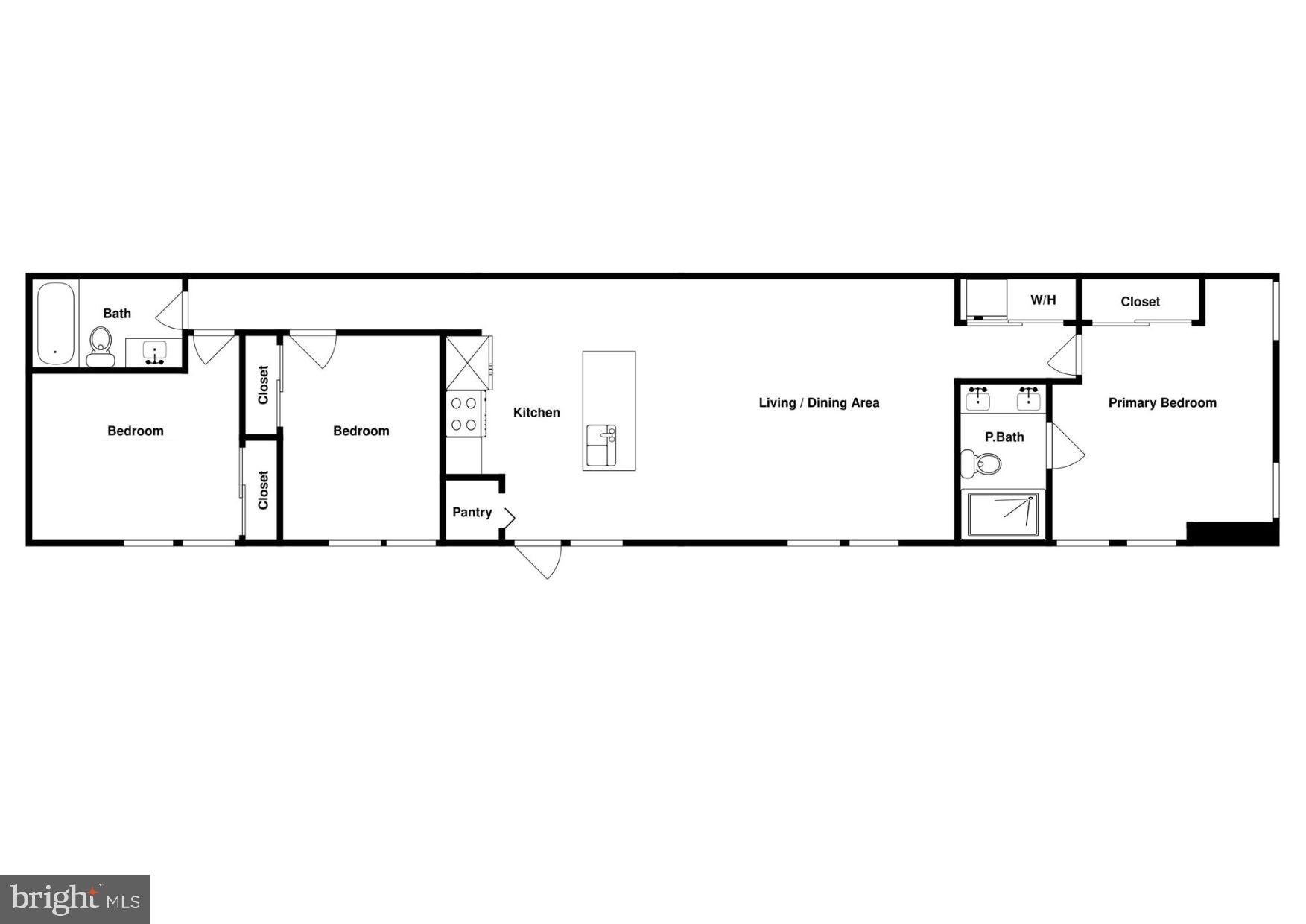 1644 Park Road Northwest, Unit A Washington, DC 20010 - Photo 37 of 37 Floor Plan