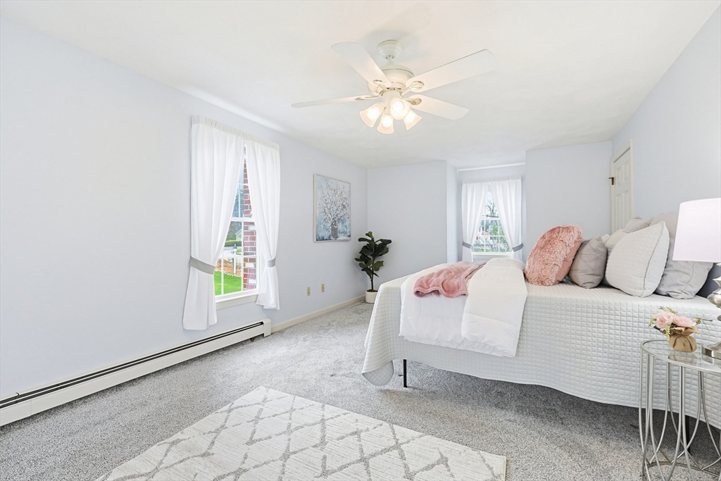1 Edmund H Nichols Road North Attleboro, MA 02760 - Photo 21 of 39 a spacious bedroom with a bed and ceiling fan