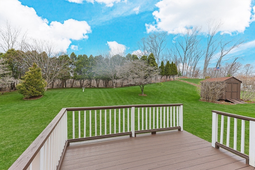 1 Edmund H Nichols Road North Attleboro, MA 02760 - Photo 32 of 39 a view of deck with a garden