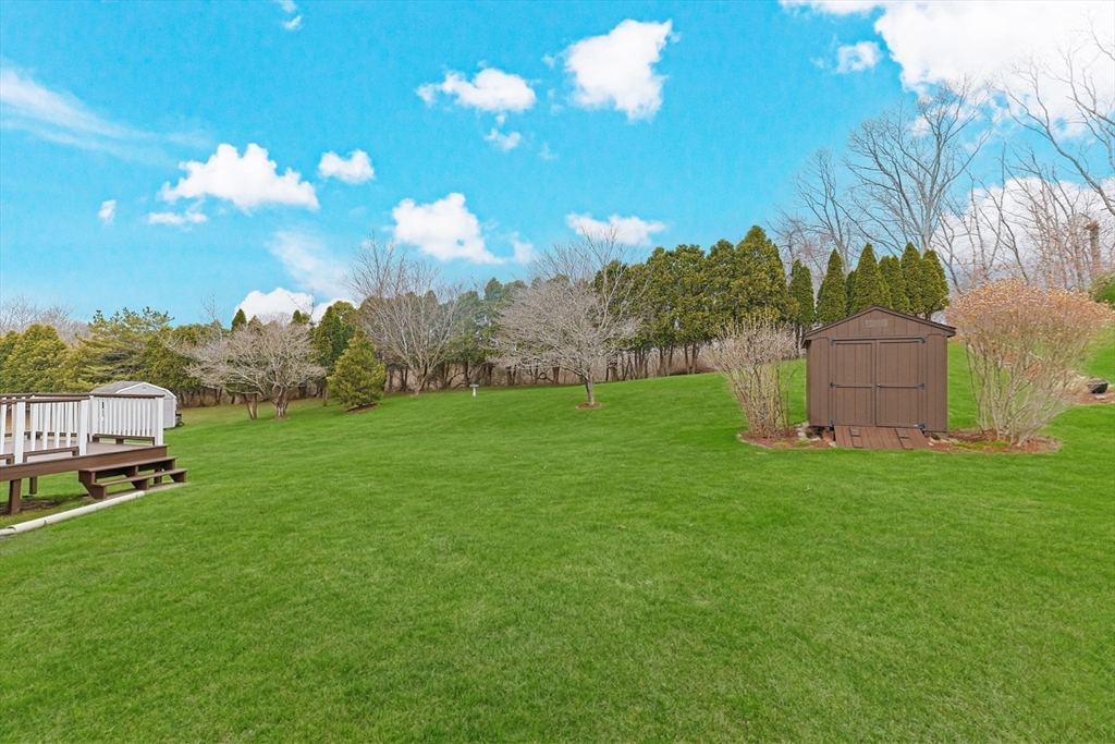 1 Edmund H Nichols Road North Attleboro, MA 02760 - Photo 34 of 39 a backyard of a house with lots of green space