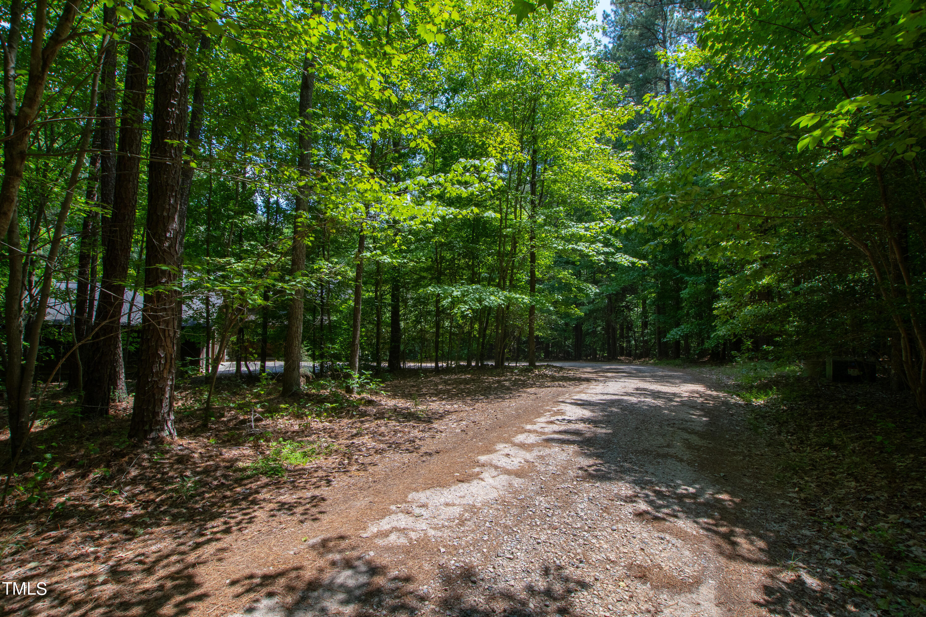 12944 Old Creedmoor Road Raleigh, NC 27613 - Photo 29 of 31 a backyard of a house with lots of green space