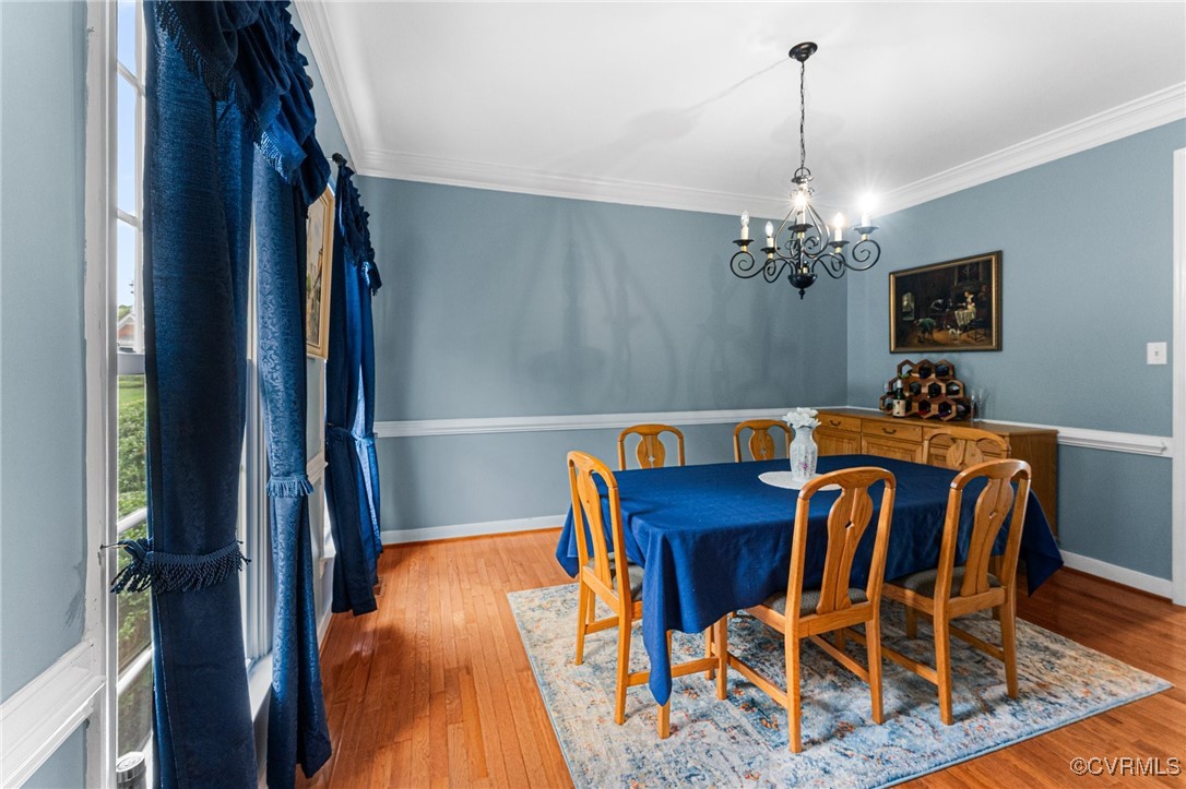 3321 Ceres Road Henrico, VA 23294 - Photo 14 of 38 a view of a dining room with furniture and wooden floor