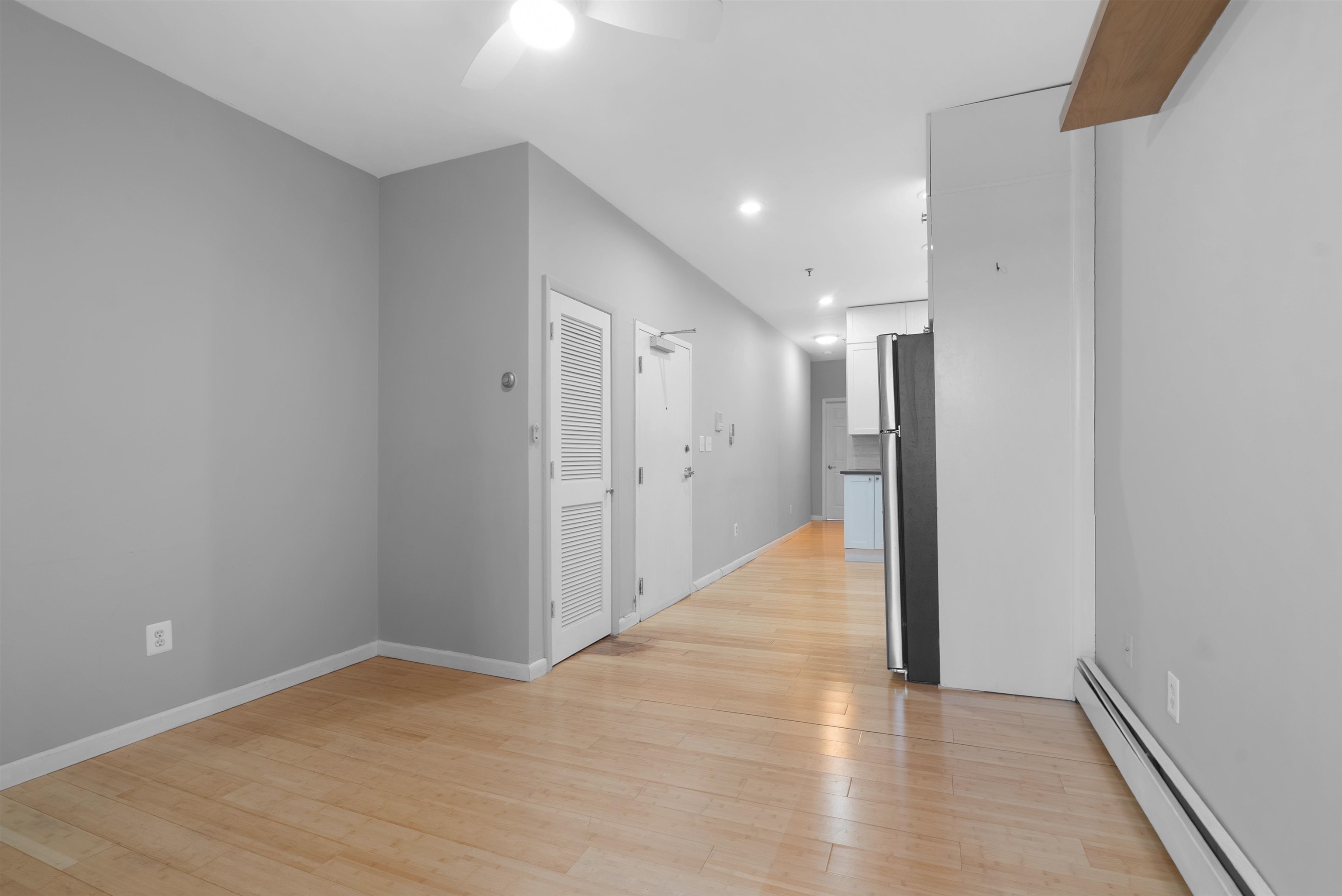 809 Park Avenue, Unit 9 Hoboken, NJ 07030 - Photo 15 of 30 a view of hallway with stainless steel appliances