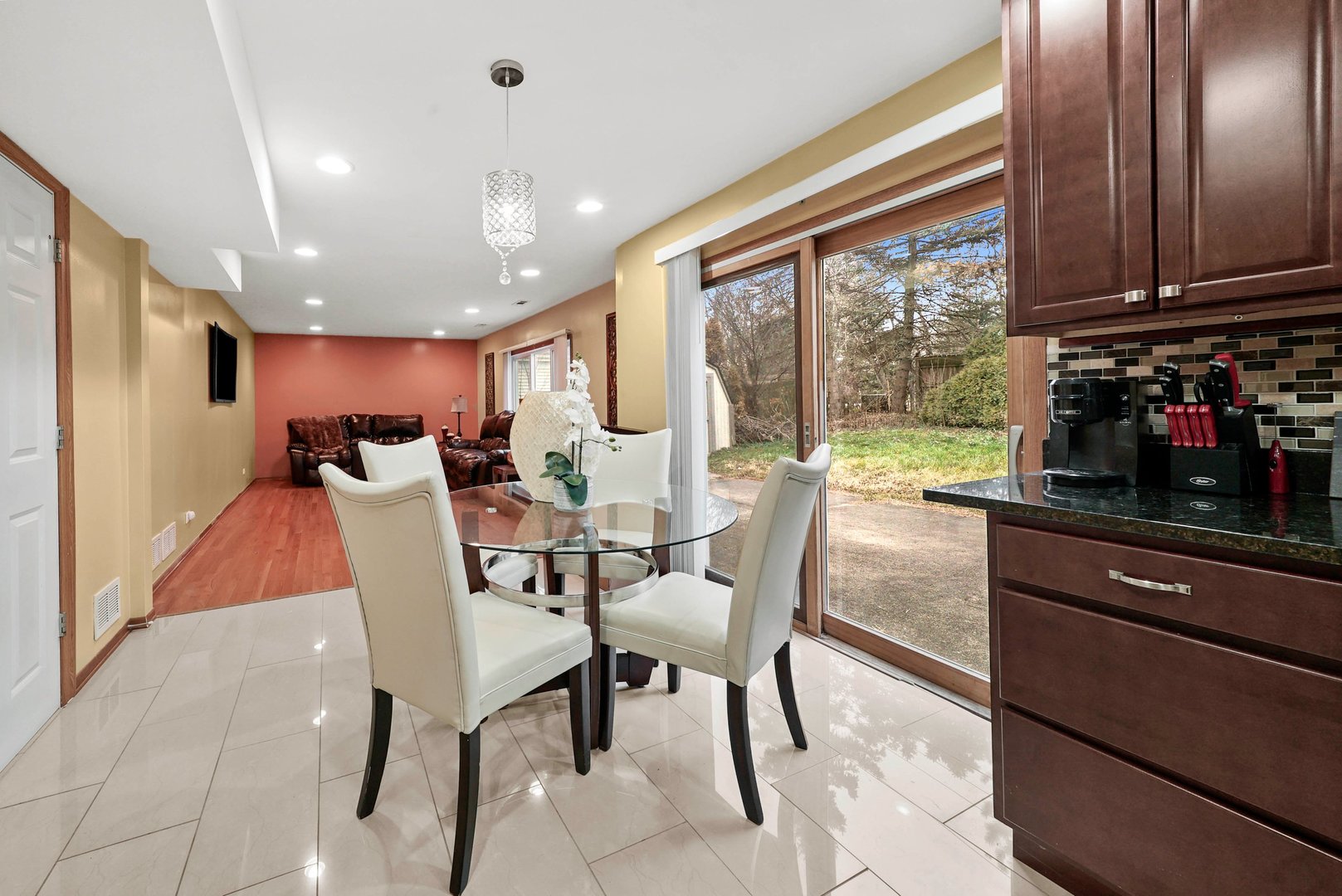 882 Pontiac Lane Carol Stream, IL 60188 - Photo 13 of 30 a view of a dining room with furniture window and outside view