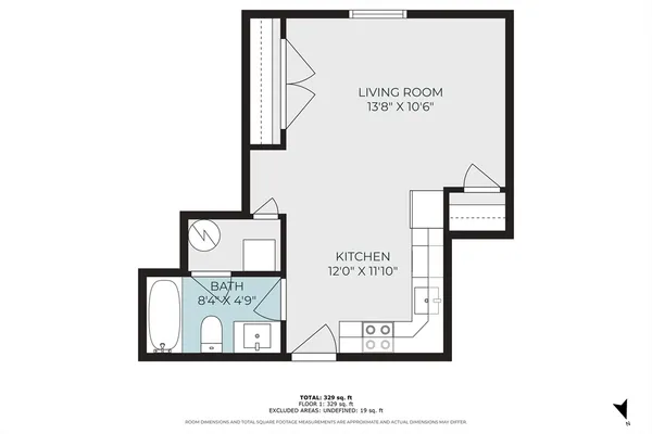 $1,525 | 5-7 Pleasant Street, Unit 303, Worcester, MA 01609