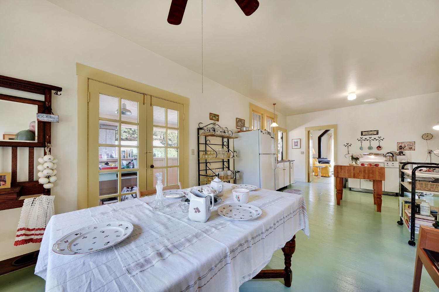 15579 Jesus Maria Road Mokelumne Hill, CA 95245 - Photo 18 of 91 a view of a dining room with furniture