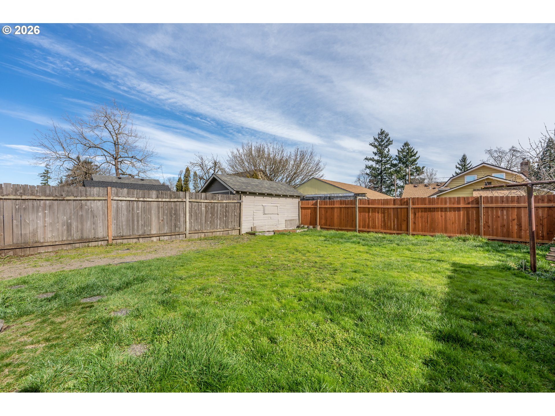 3134 Northeast 74th Avenue Portland, OR 97213 - Photo 40 of 42 a view of a backyard with a garden