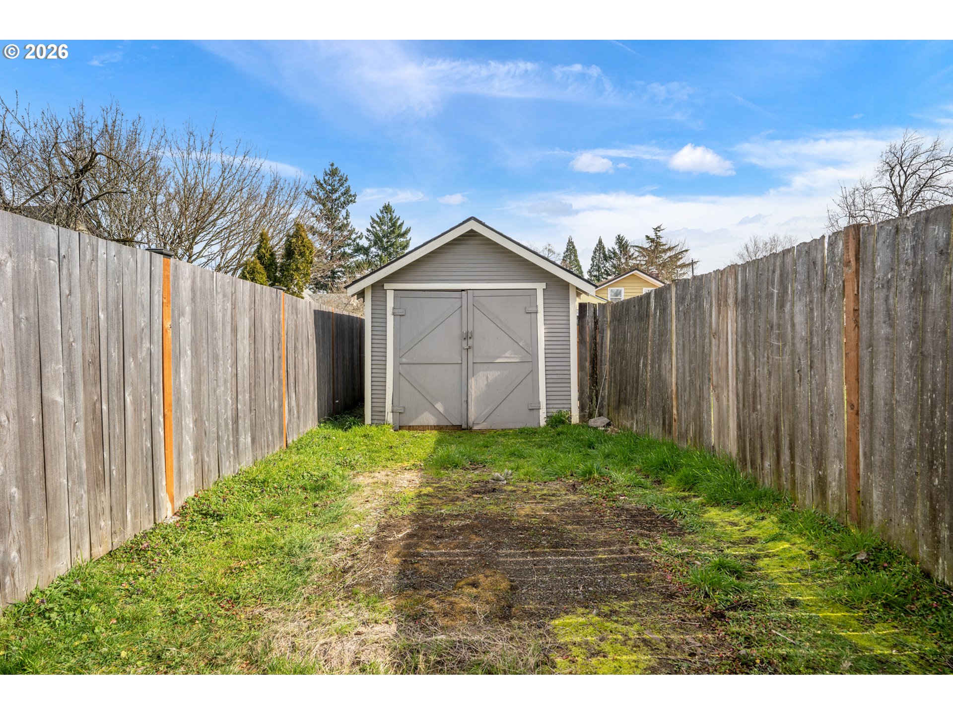 3134 Northeast 74th Avenue Portland, OR 97213 - Photo 41 of 42 a view of a backyard of the house