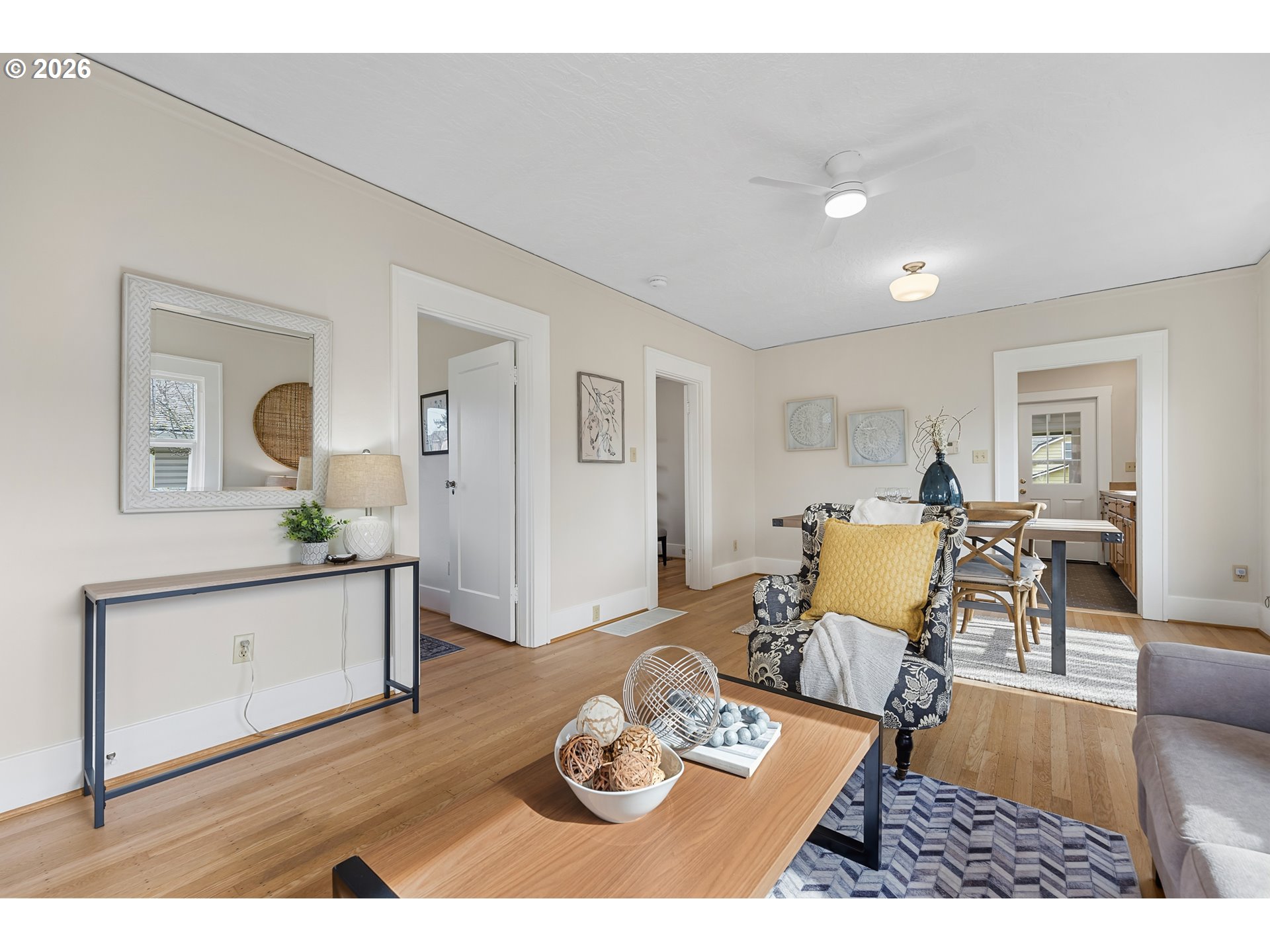 3134 Northeast 74th Avenue Portland, OR 97213 - Photo 6 of 42 a living room with furniture and wooden floor
