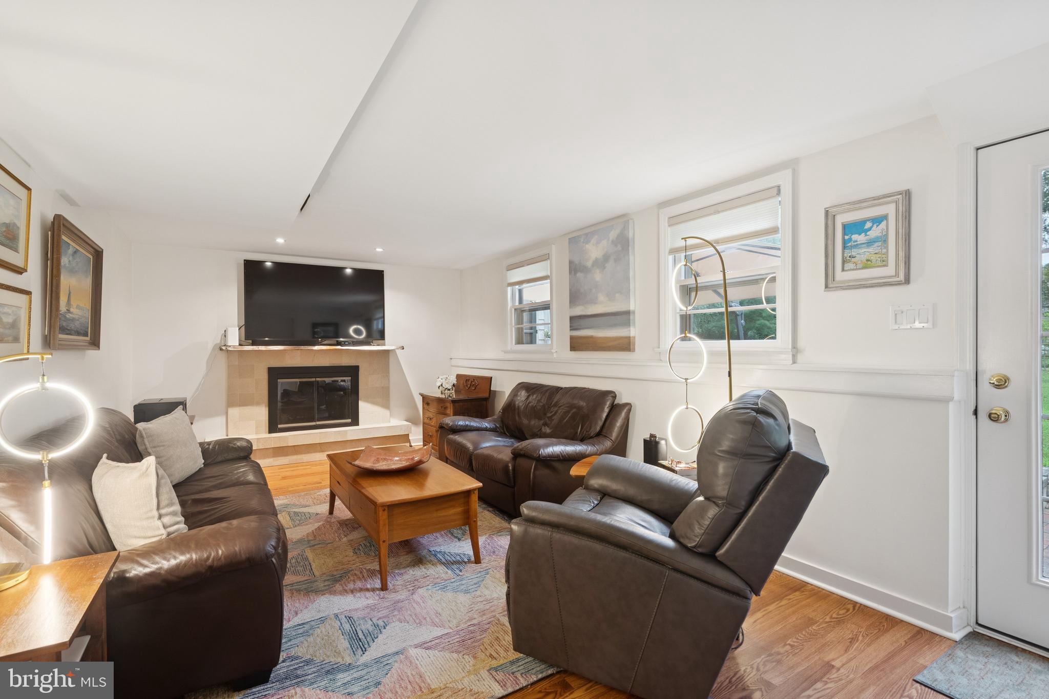 408 North Stanwick Road Moorestown, NJ 08057 - Photo 14 of 32 Family Room w/ FP
