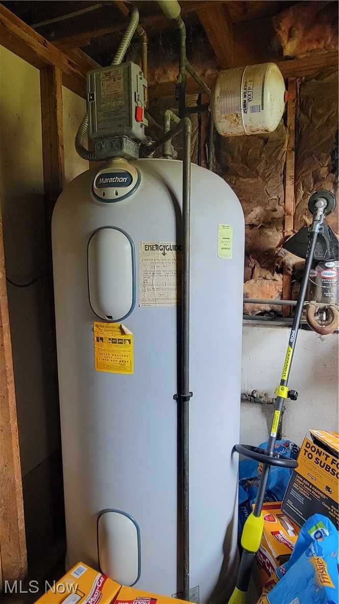 4133 Beat Road Litchfield, OH 44253 - Photo 20 of 25 Utility room with water heater
