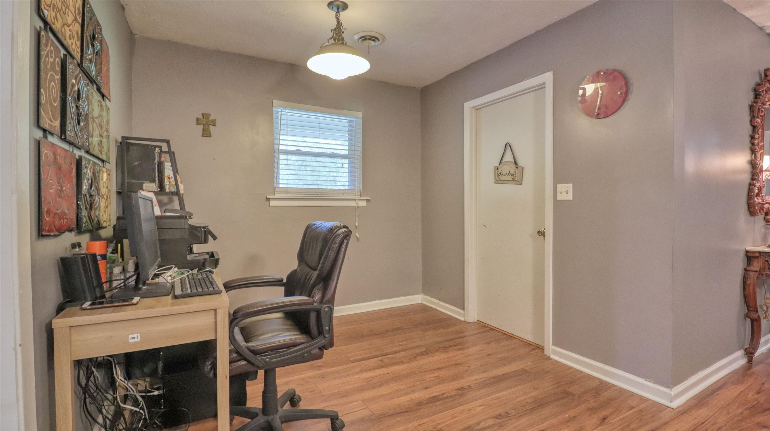 390 Lowery Road Medon, TN 38356 - Photo 15 of 24 a view of a workspace with furniture and a window