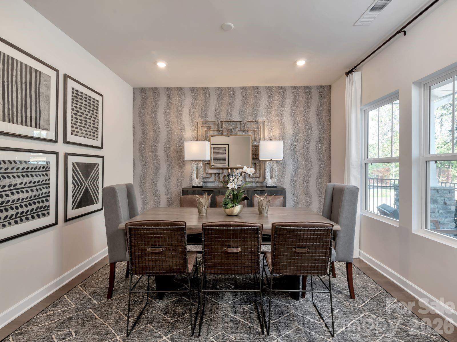 2440 Chartwell Street Stanley, NC 28164 - Photo 8 of 17 a view of a dining room with furniture and window