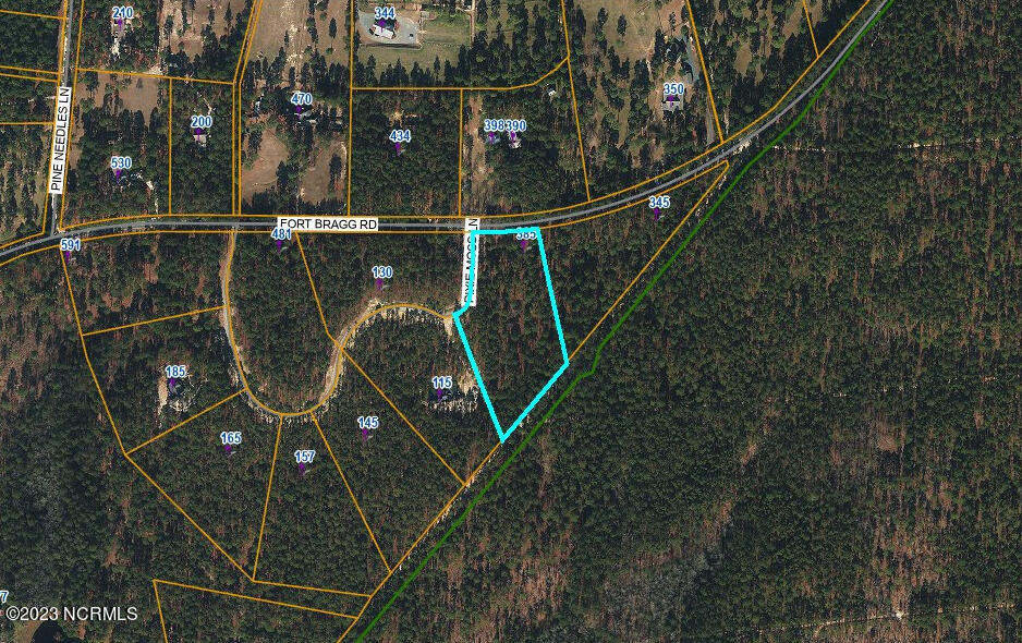 385 North Fort Bragg Road Southern Pines, NC 28387 - Photo 6 of 10 GIS Map Zoomed Out