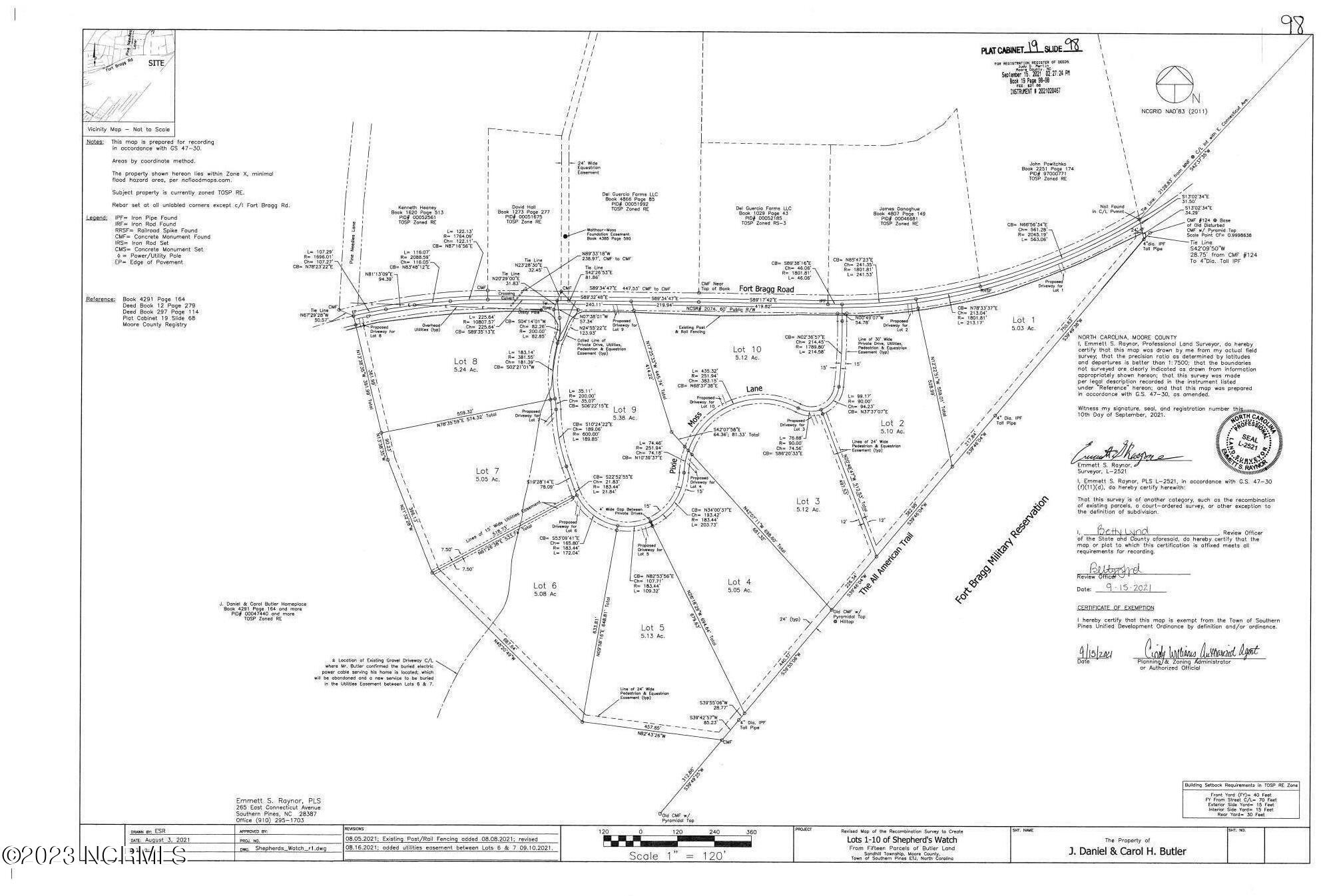 385 North Fort Bragg Road Southern Pines, NC 28387 - Photo 10 of 10 plat map