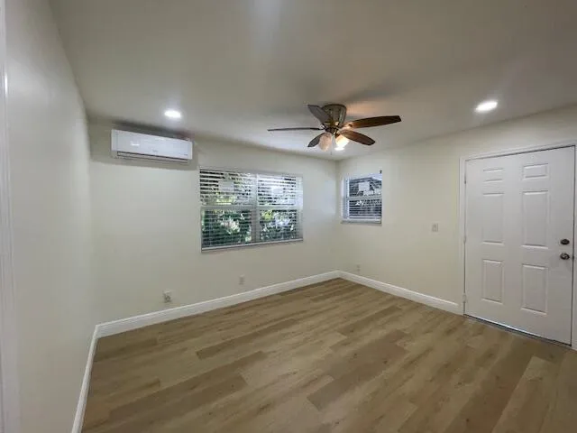 wooden floor in an empty room