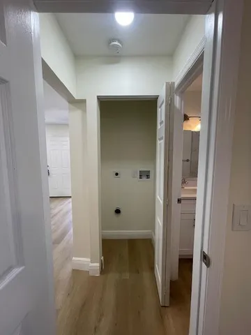 wooden floor in an empty room