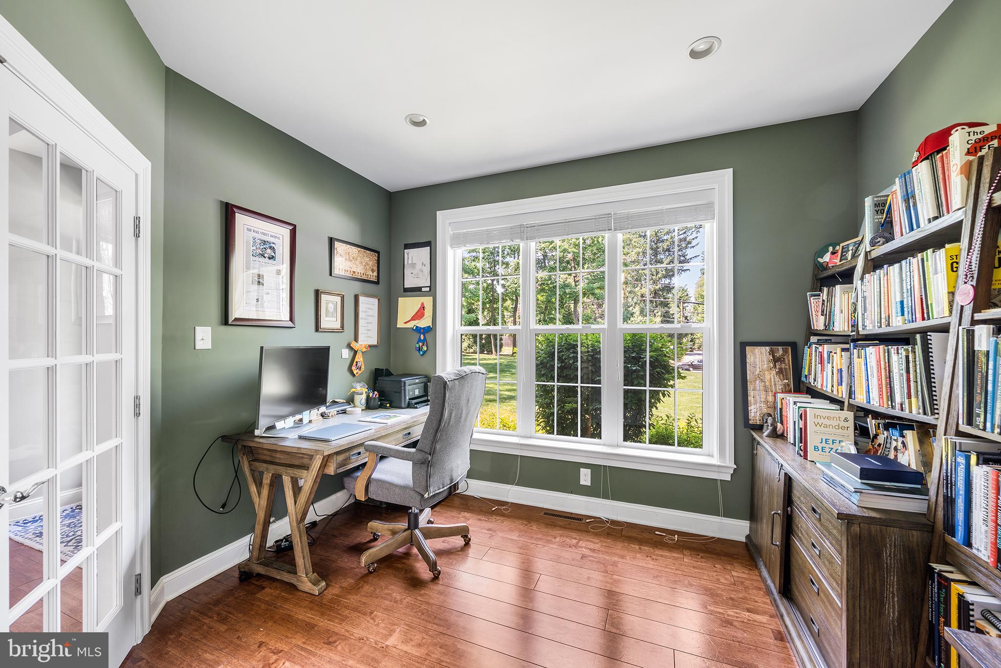 515 Old Eagle School Road Wayne, PA 19087 - Photo 7 of 40 a view of a workspace with furniture and a window