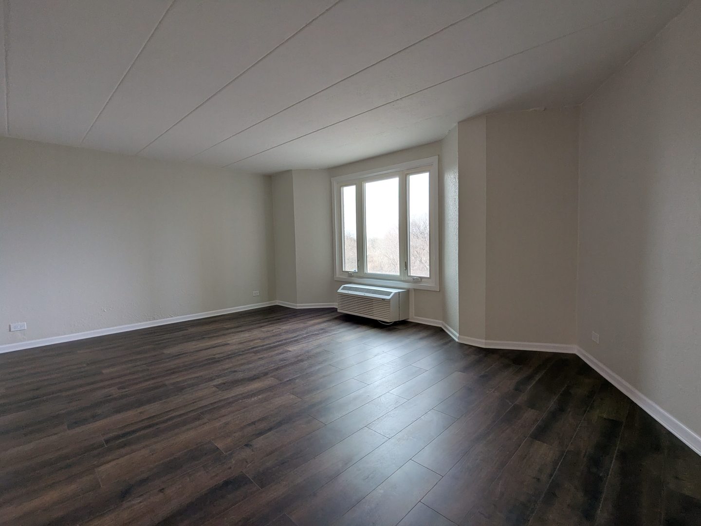 1 Renaissance Place, Unit 408 Palatine, IL 60067 - Photo 8 of 11 an empty room with wooden floor and windows