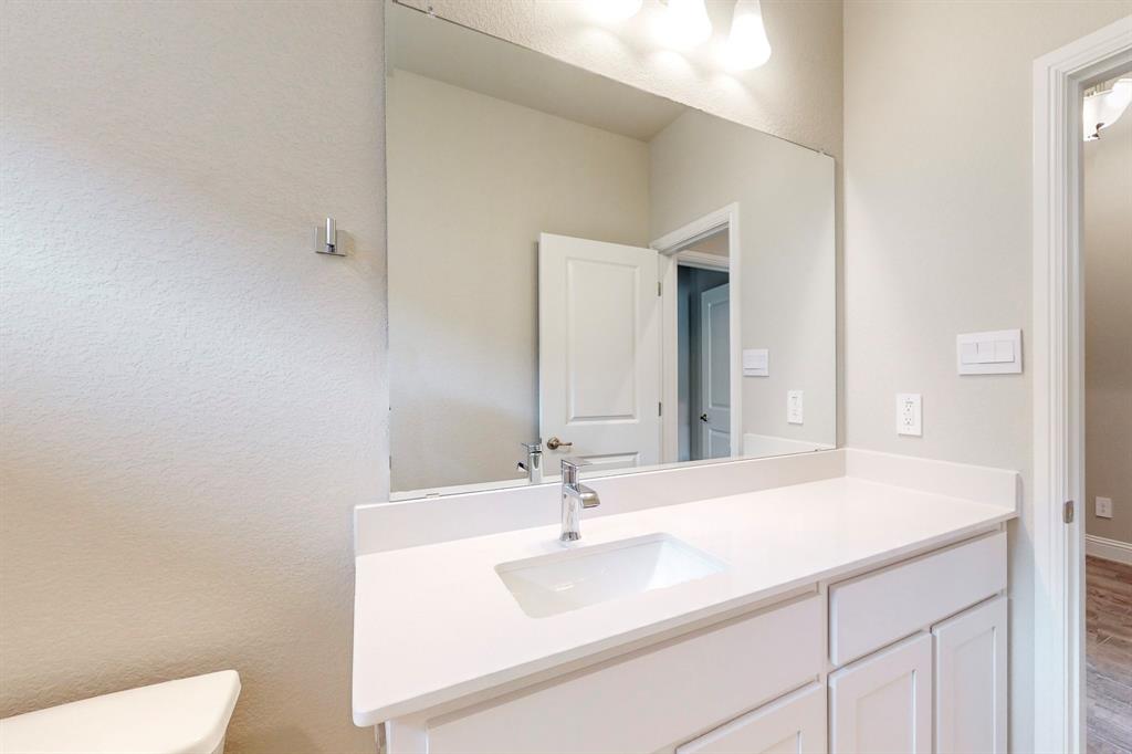 3017 Hampton Path Argyle, TX 76226 - Photo 10 of 37 a bathroom with a sink and a toilet
