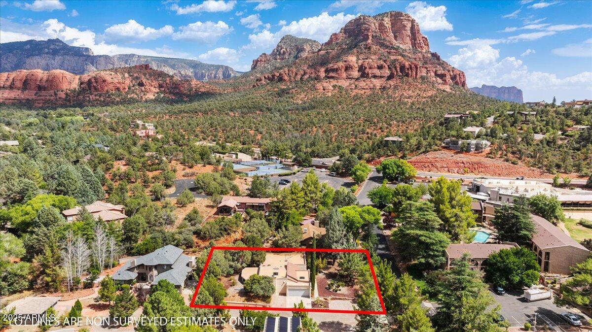 90 Doodlebug Road Sedona, AZ 86336 - Photo 45 of 50 45-Aerial View