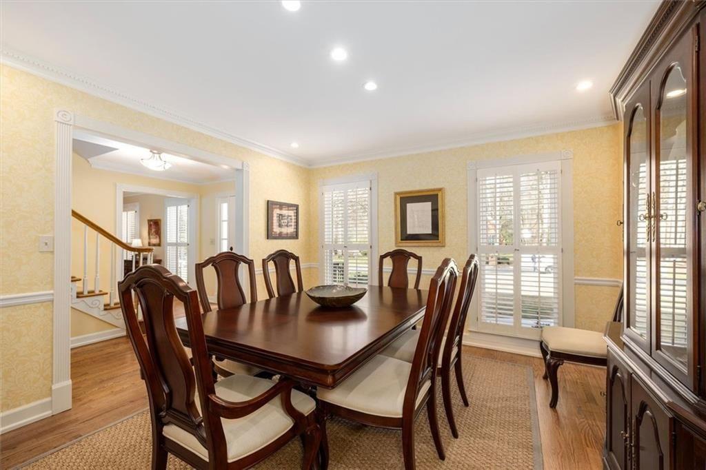 4890 Forestglade Court Smoke Rise, GA 30087 - Photo 13 of 50 a dining room with furniture and window